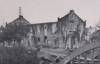 Demolished town and burnt synagogue